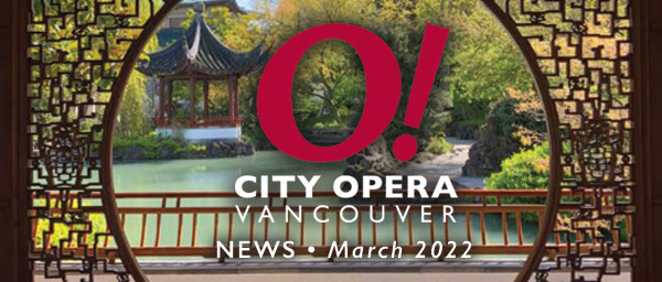 CITY OPERA VANCOUVER: News Update